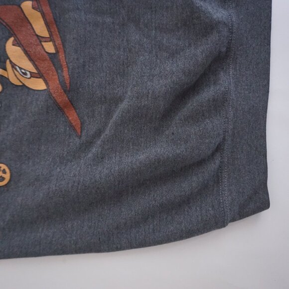 Vintage Mickey & Co Sweatshirt Gray Ski Graphic Disney Pullover 90s Cartoon L - Picture 7 of 12